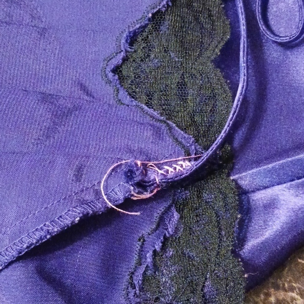 Vintage Gold Label Victoria's Secret Slip Gown Purple Ladies Small fairycore - Picture 5 of 7